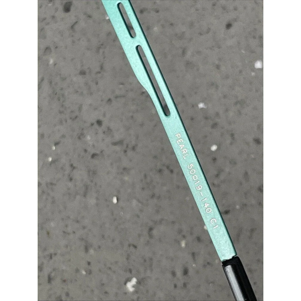 Eyebuydirect Pearl Brown 50-19-140 C1 Eyeglasses FRAMES ONLY half rim teal